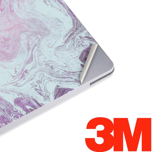 Blue and Purple Marble Surface Laptop 2 Skin